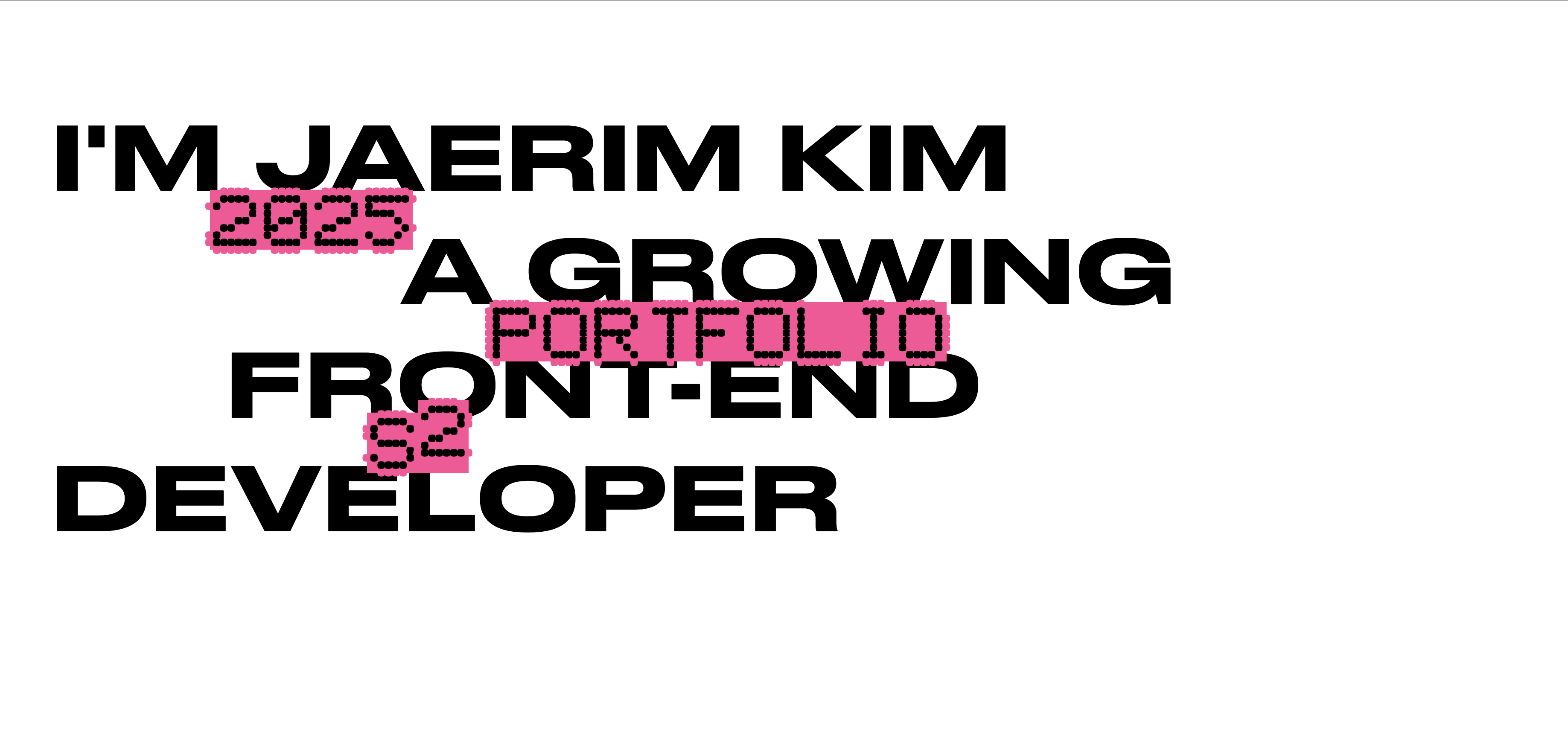 JAERIM PORFOLIO